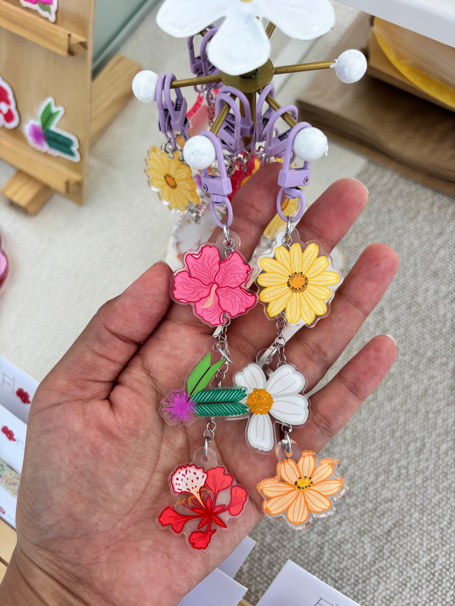 Flores Silvestres (bag charm)