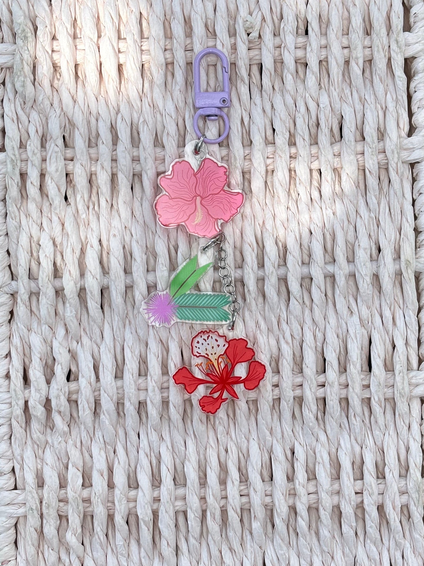 Flores de PR (bag charm)