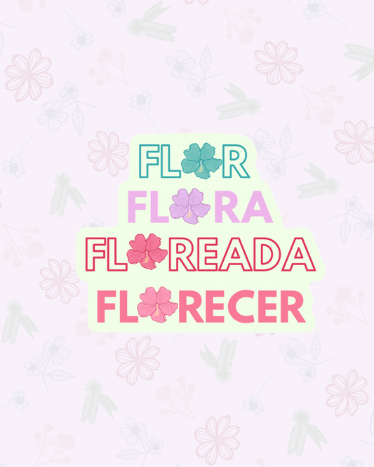 Flor flora floreada florecer
